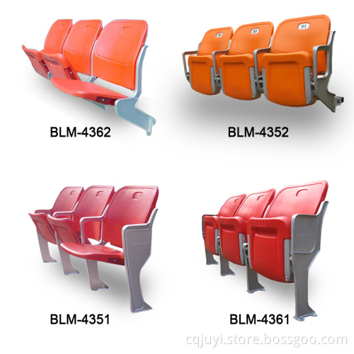 Outdoor Arena football sport plastic stadium armrest chair/seats price for stadium BLM-4361